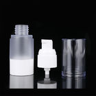 Clear airless pump bottle with lotion pump for skincare