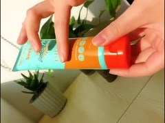 Hotel 125ml Biodegradable Plastic Cosmetic Tubes With Screw Cap