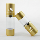 100ml Clear AS Plastic Airless Cosmetic Packaging Cream Serum Bottles